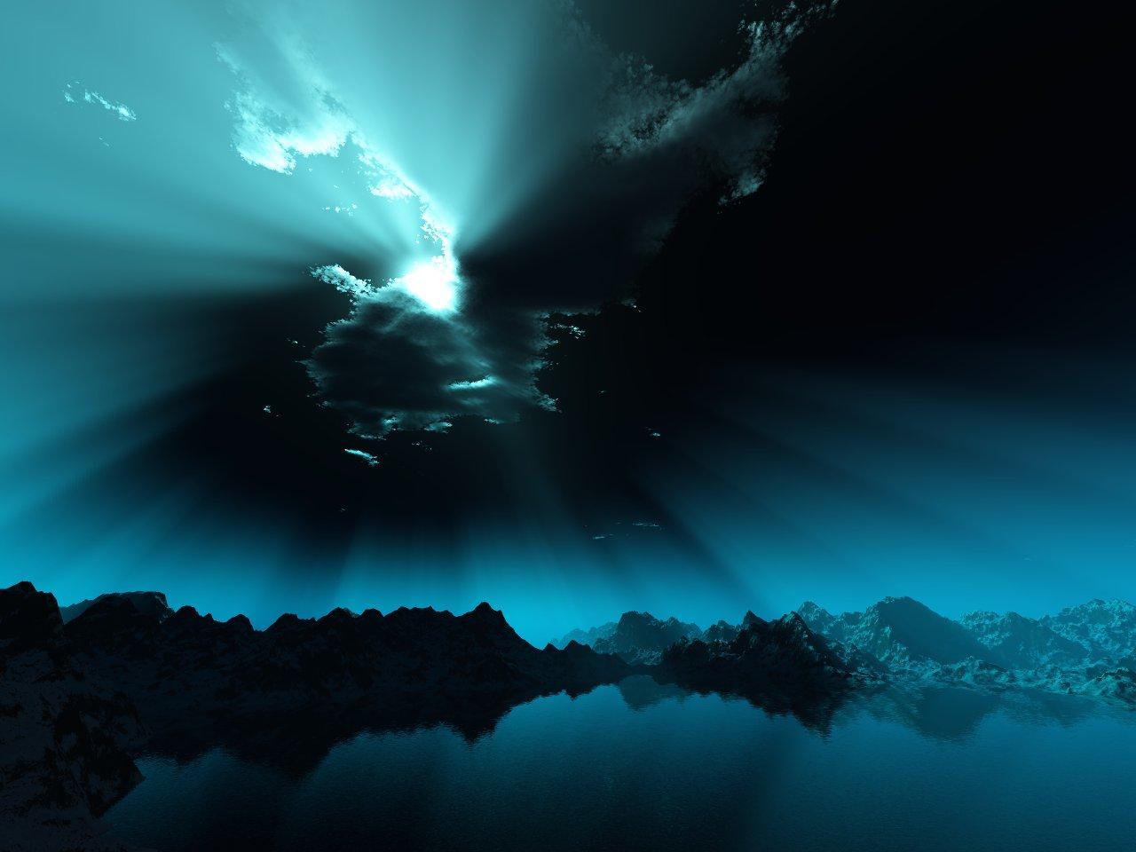 1280x960 Ethereal Magic Blue Wallpaper