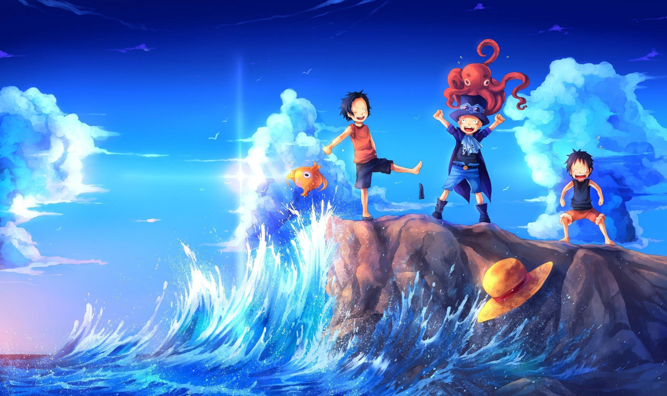 2525x1500 Custom Playmats. HD anime wallpaper, One piece wallpaper iphone, Ocean illustration