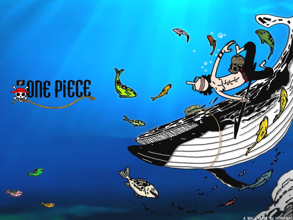 1024x768 One Piece Wallpaper: Ussop under