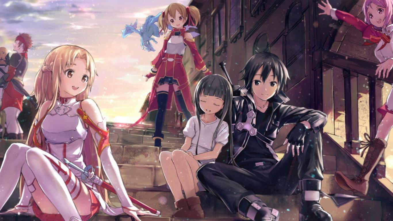 1366x768 Free download Kirito Beautiful Asuna and Cute Yui SAO HD Wallpaper HD Background [1440x900] for your Desktop, Mobile & Tablet. Explore Kirito and Asuna Wallpaper HD. Sword Art Online