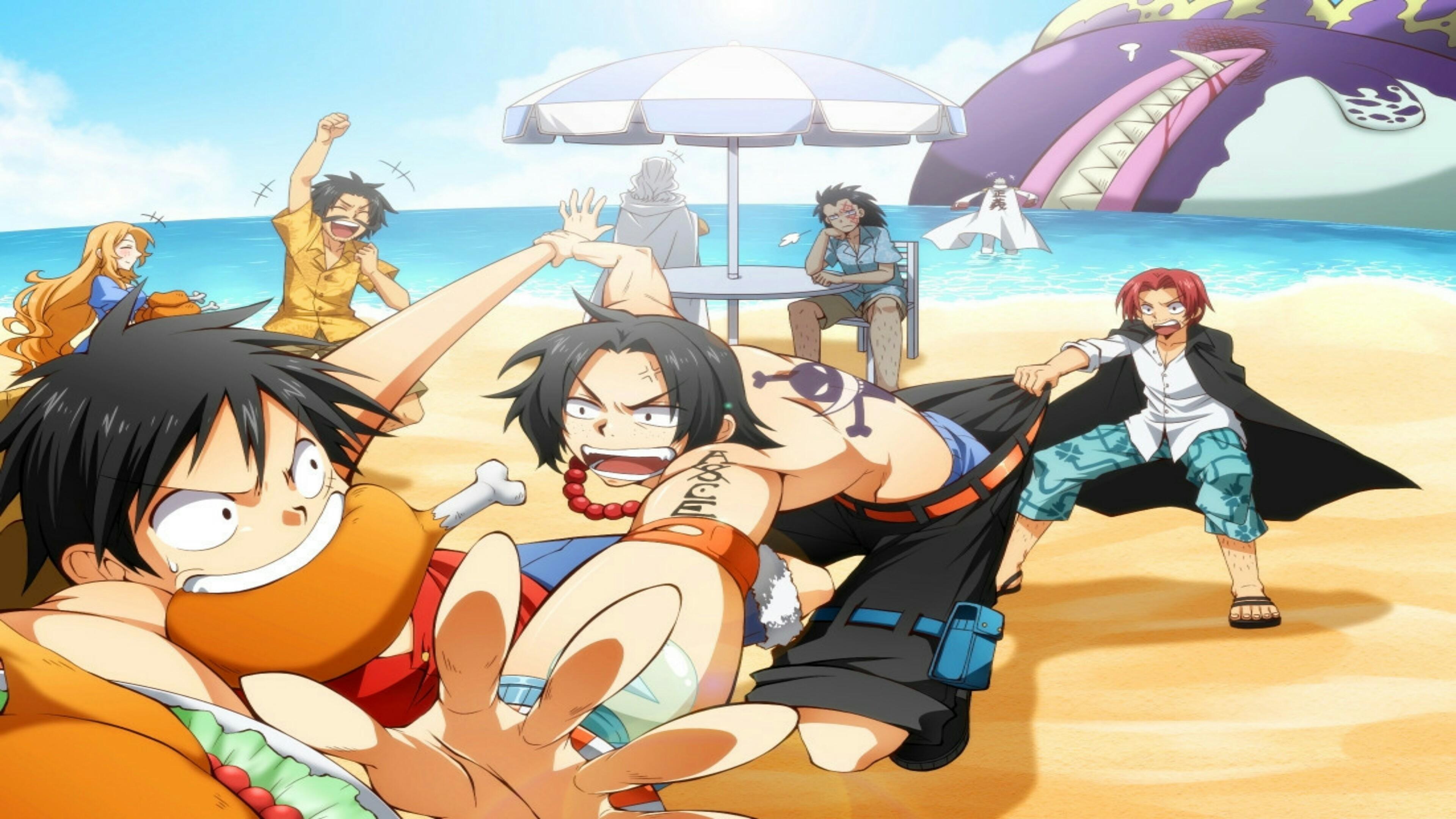 3840x2160 One Piece (Beach)