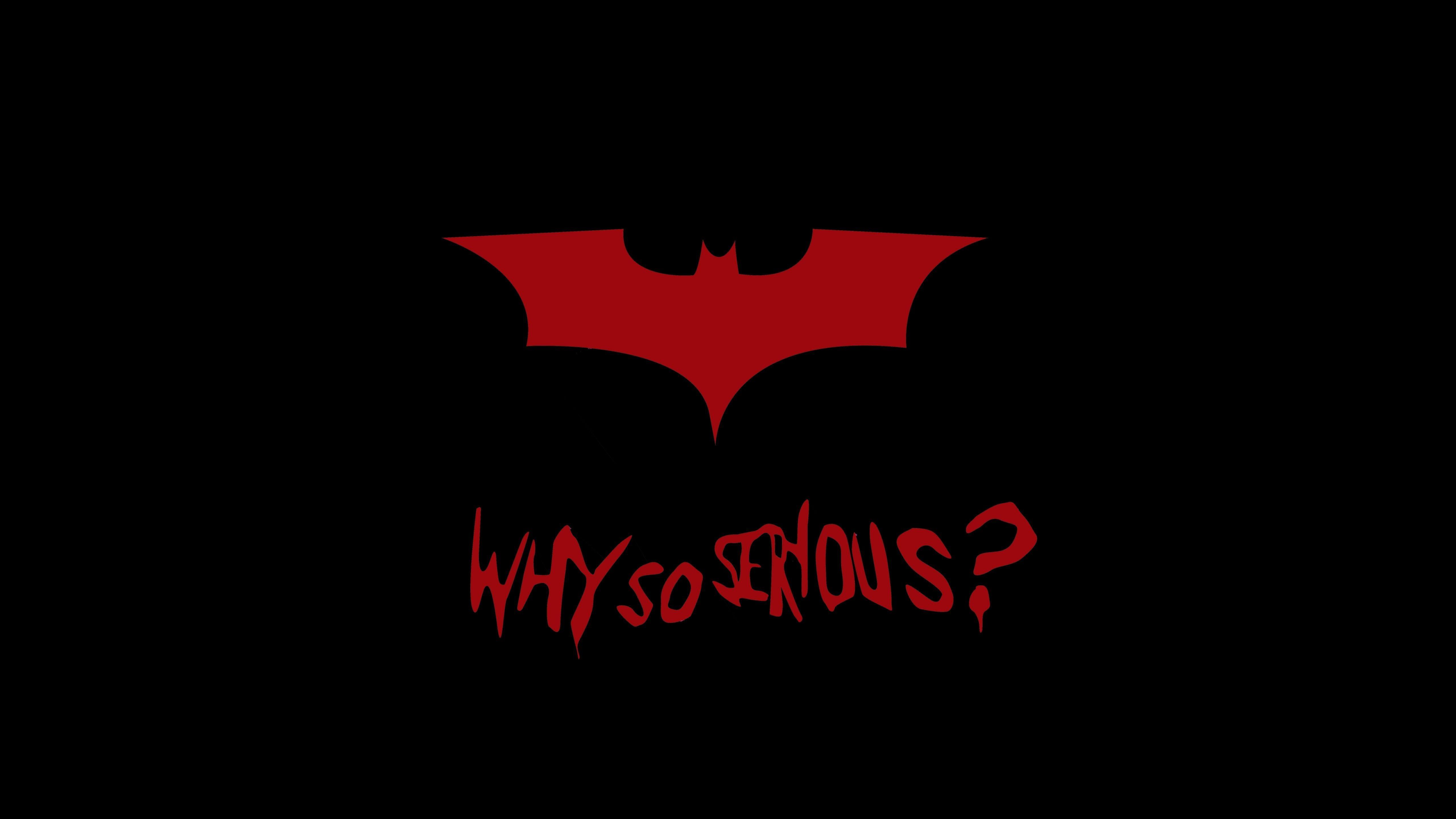 5120x2880 Why So Serious 4K wallpaper. Joker HD wallpaper, Batman wallpaper, Joker wallpaper