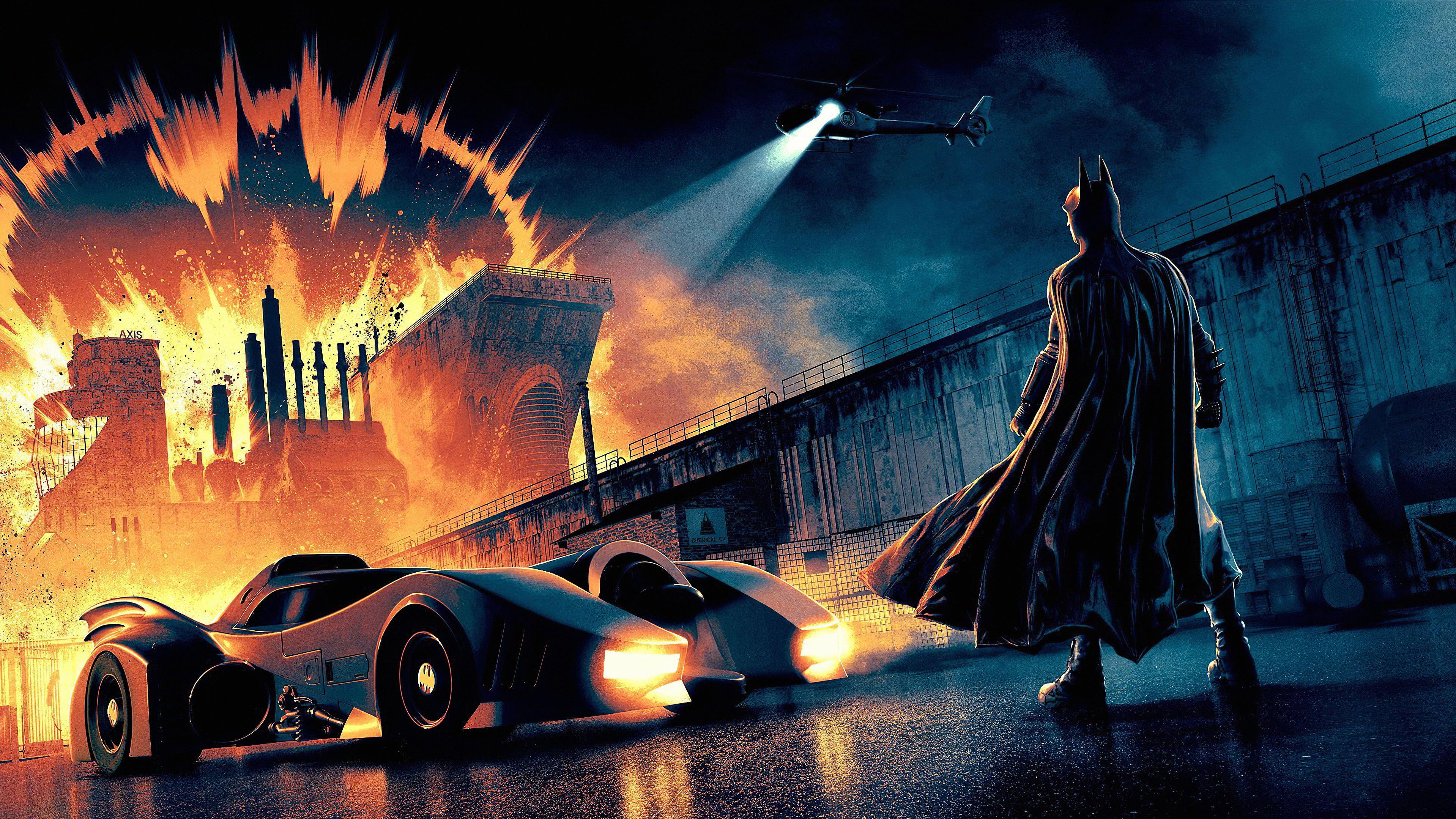 3836x2158 Batman #Batmobile DC Comics K #wallpaper #hdwallpaper #desktop. Dc comics wallpaper, Batman wallpaper, Batman illustration