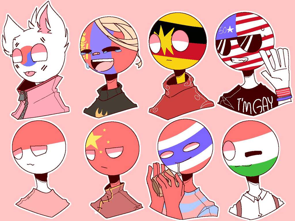 My teacher asked us to make our own wallpaper so I made this  r CountryHumans