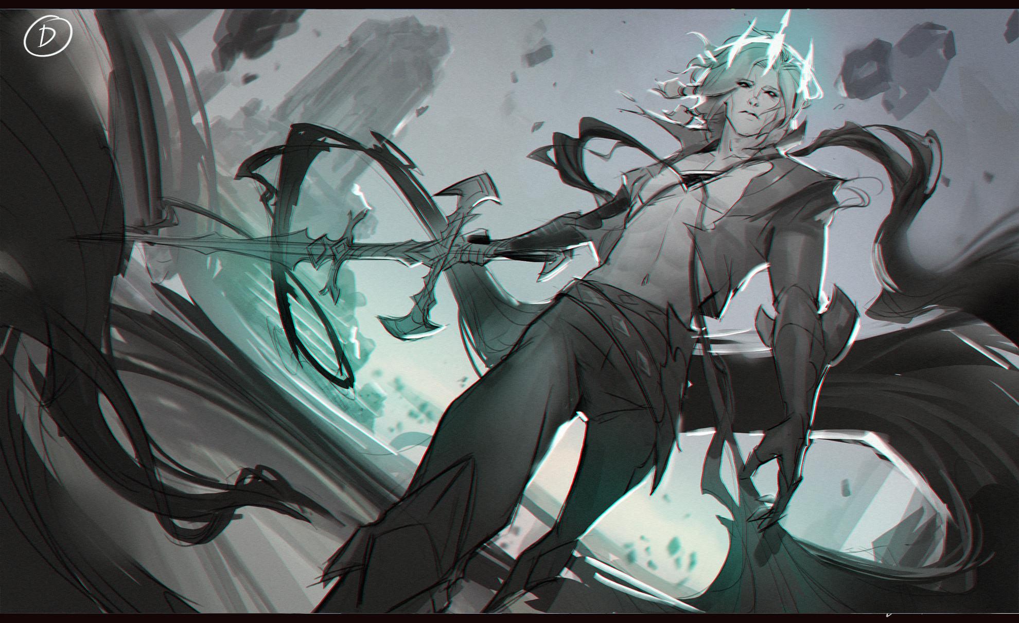1980x1211 Rune King Viego for League of Legends, Chengwei Pan