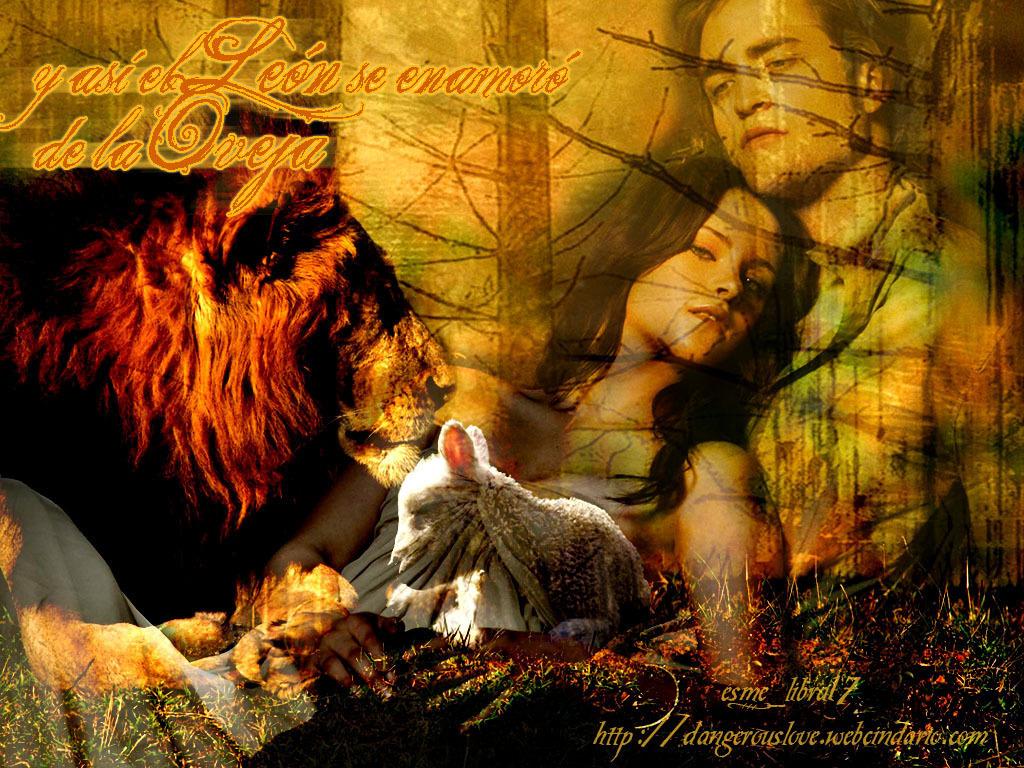 1024x768 and so the lion fell in love with the lamb Series Wallpaper
