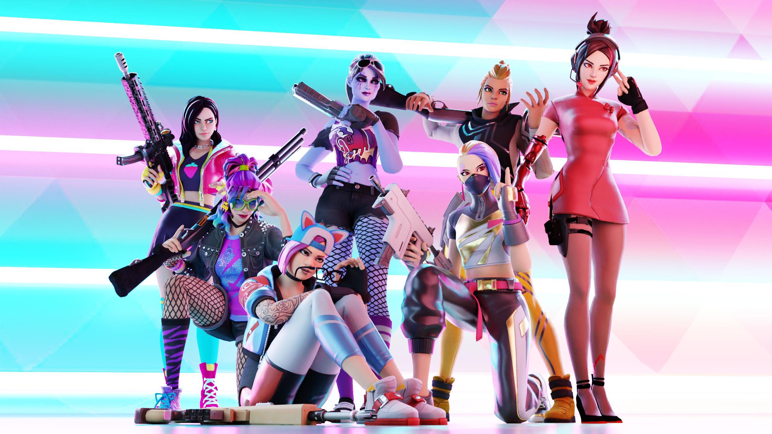 Fortnite Squad Wallpapers - Top Free Fortnite Squad Backgrounds ...