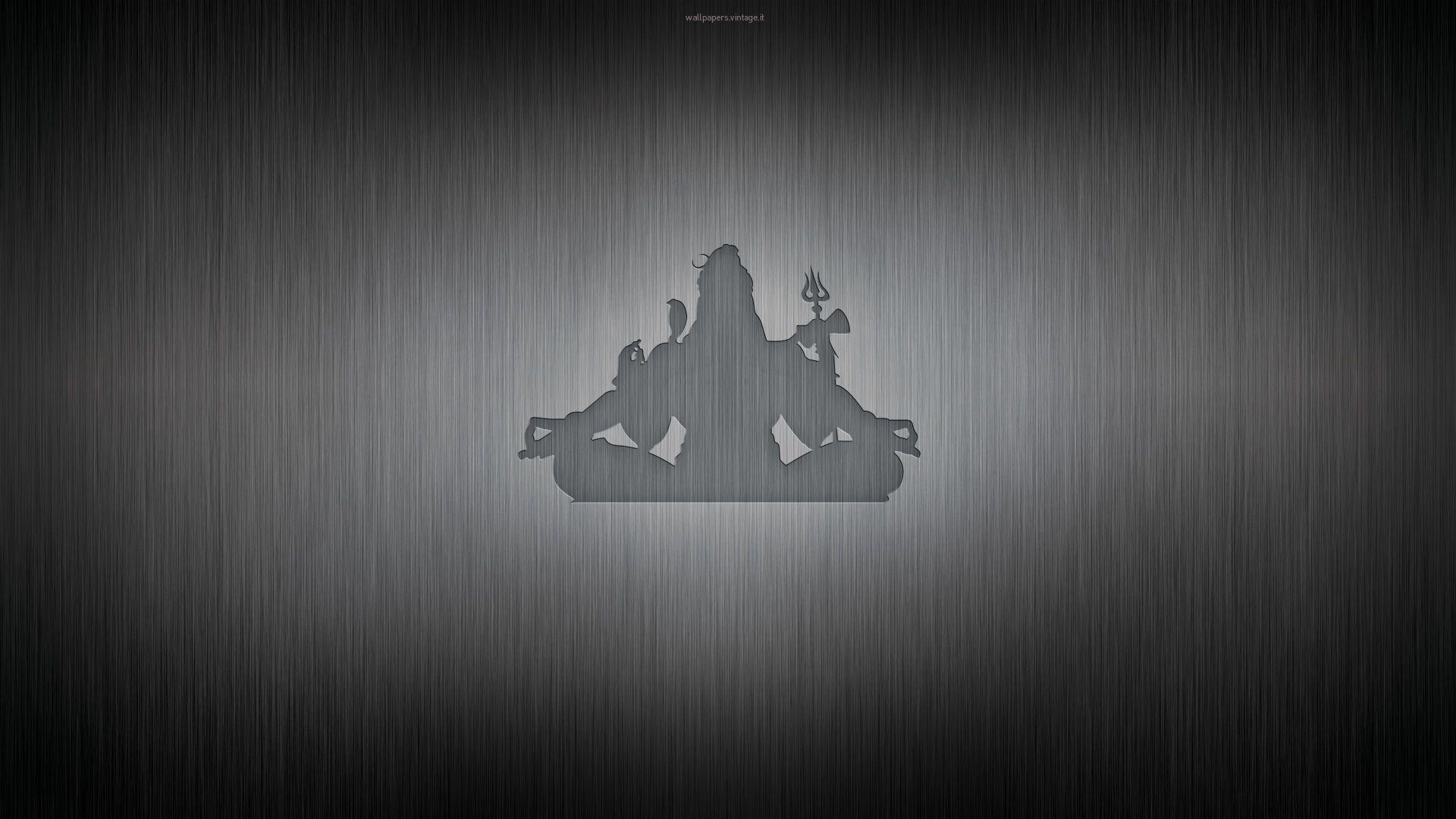 1920x1080 Lord Shiva Black HD Wallpaper