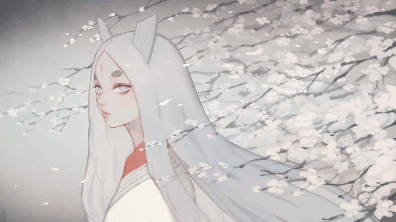 1280x720 ootsutsuki kaguya (naruto) drawn by yueko_(jiayue_wu)