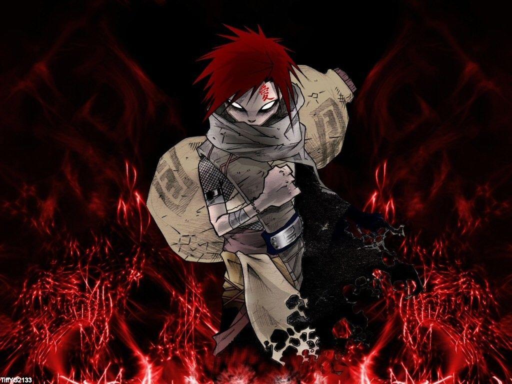 1024x768 Gaara HD Wallpaper