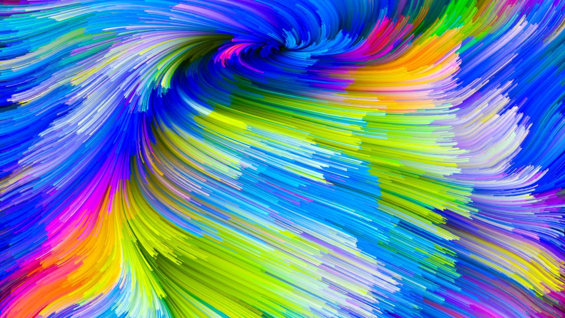 1920x1080 Rainbow Paint Splash 1080P Laptop Full HD Wallpaper, HD Abstract 4K Wallpaper, Image, Photo and Background