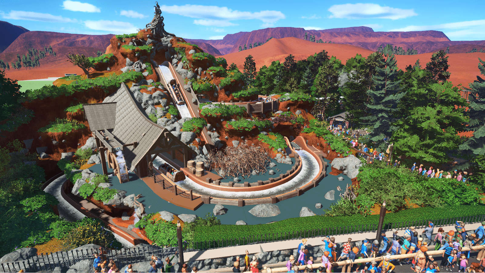 1600x900 Disneyland Resort's Splash Mountain WIP: PlanetCoaster