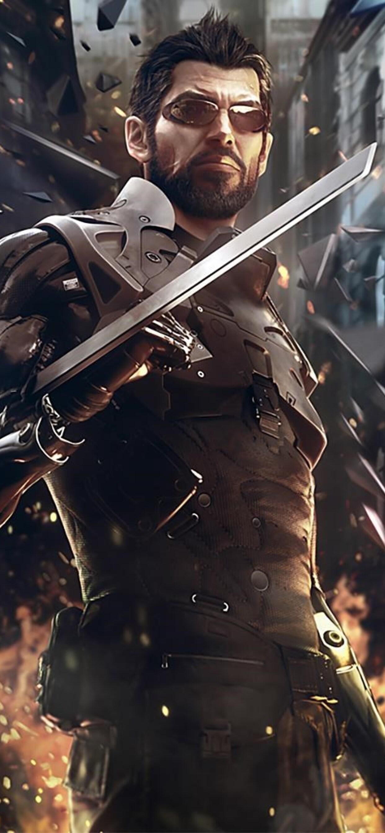 1242x2688 Adam Jensen In Deus Ex Mankind Divided iPhone XS MAX HD 4k Wallpaper, Image, Background, Photo and Picture