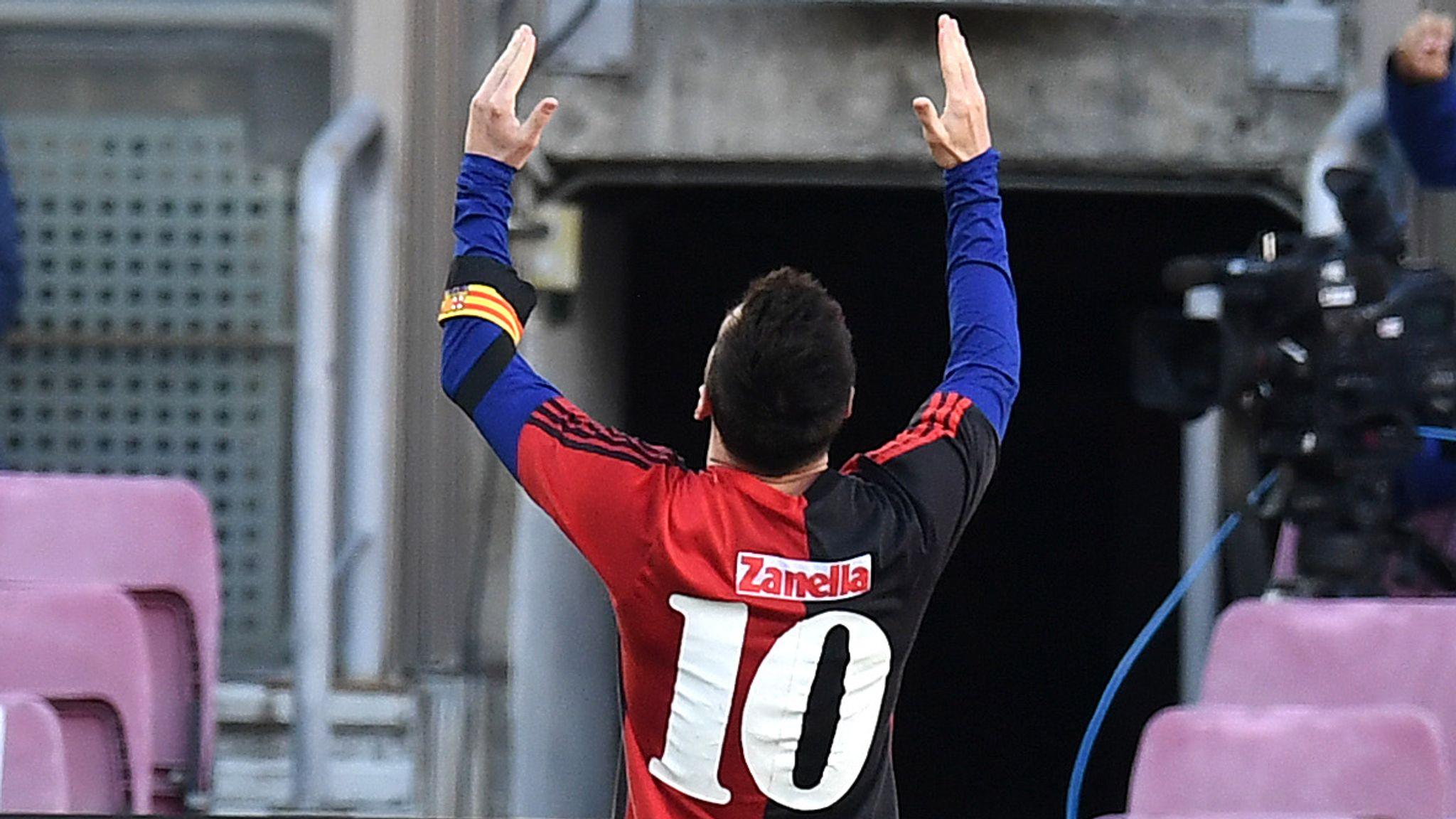 2048x1152 Lionel Messi pays tribute to Diego Maradona as Barcelona beat Osasuna
