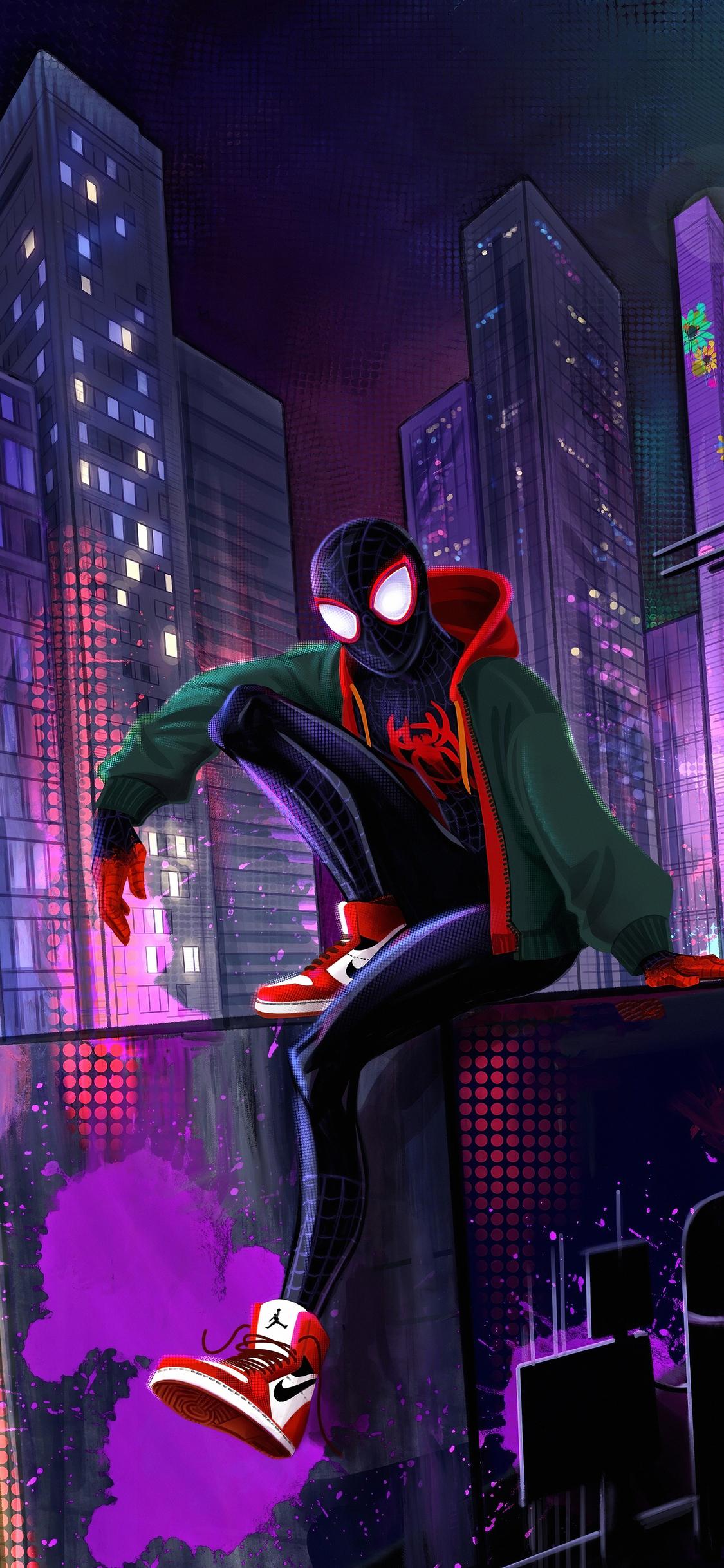 Download wallpaper 1280x2120 black and red suit spiderman video game  iphone 6 plus 1280x2120 hd background 16142