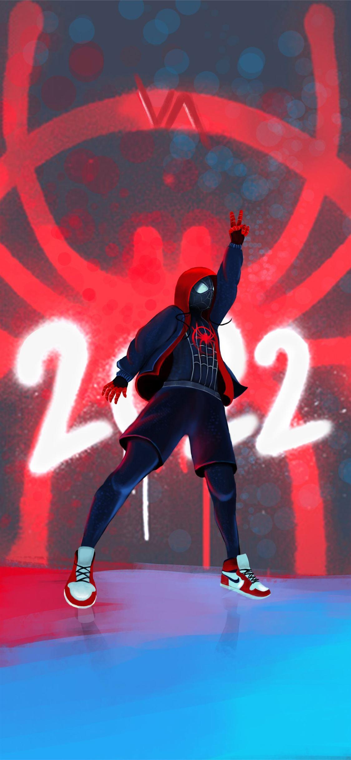 1125x2436 spider verse 2 4k iPhone X Wallpaper