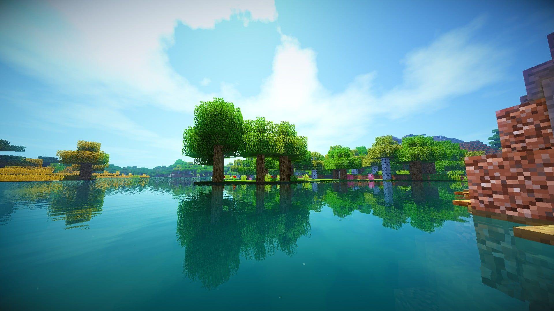 1920x1080 body of water #Minecraft #shaders P #wallpaper #hdwallpaper #desktop. Minecraft wallpaper, Minecraft shaders, Wallpaper pc