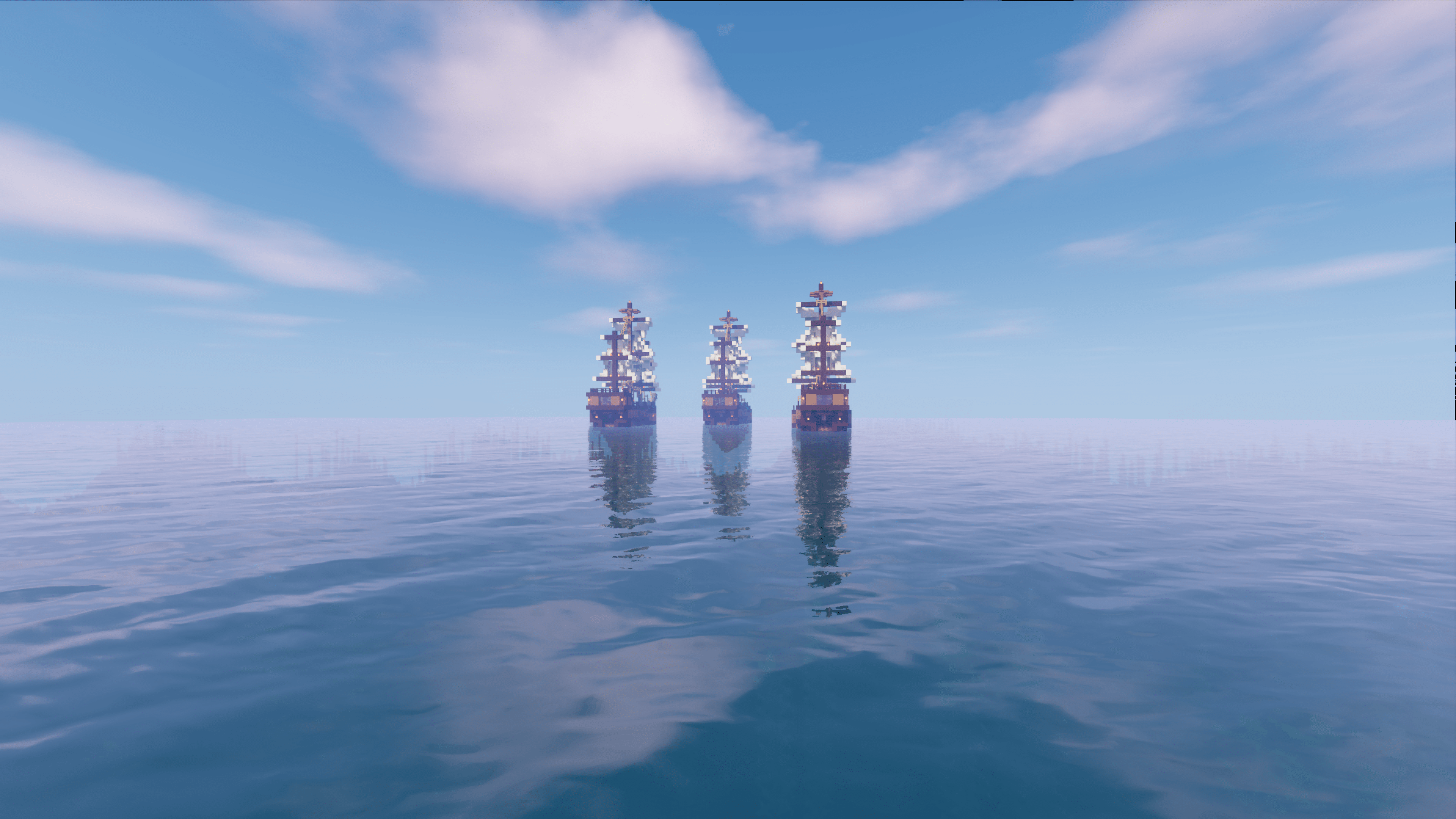 3840x2160 Minecraft Ocean Wallpaper