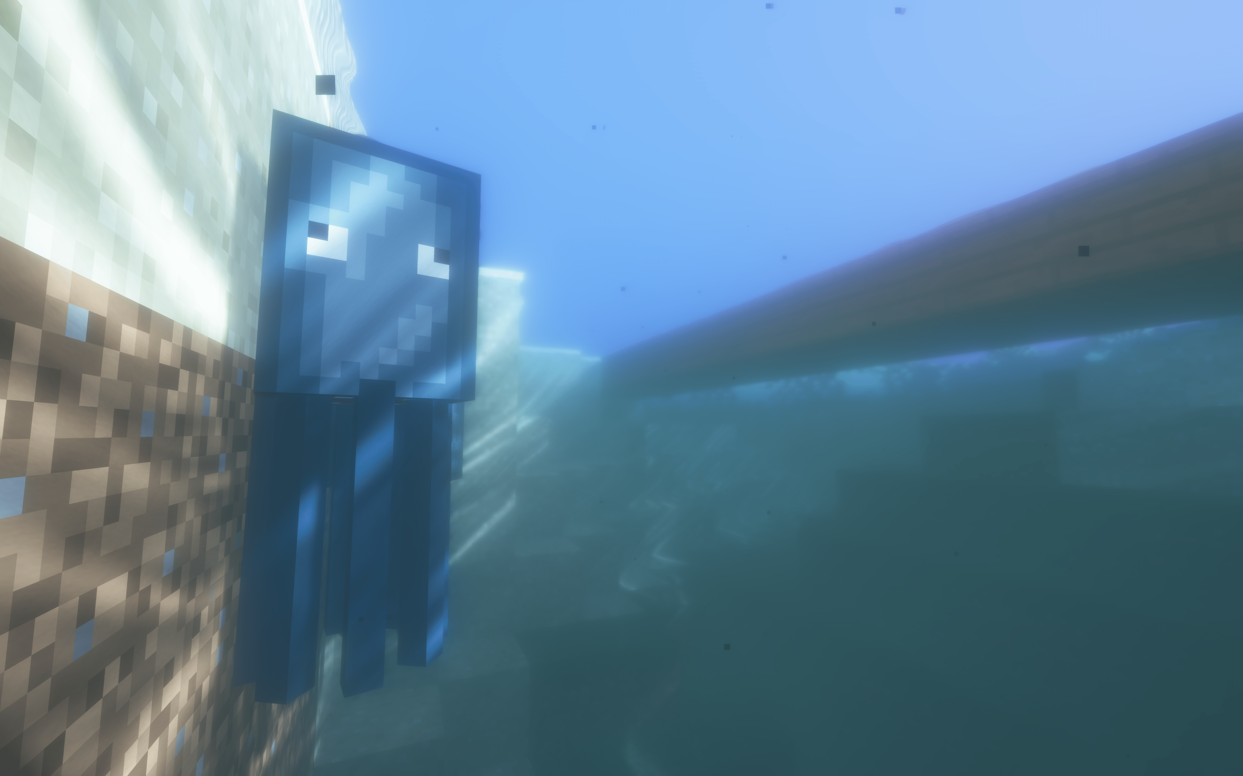 4320x2700 Minecraft Underwater 4k Ultra HD Wallpaper