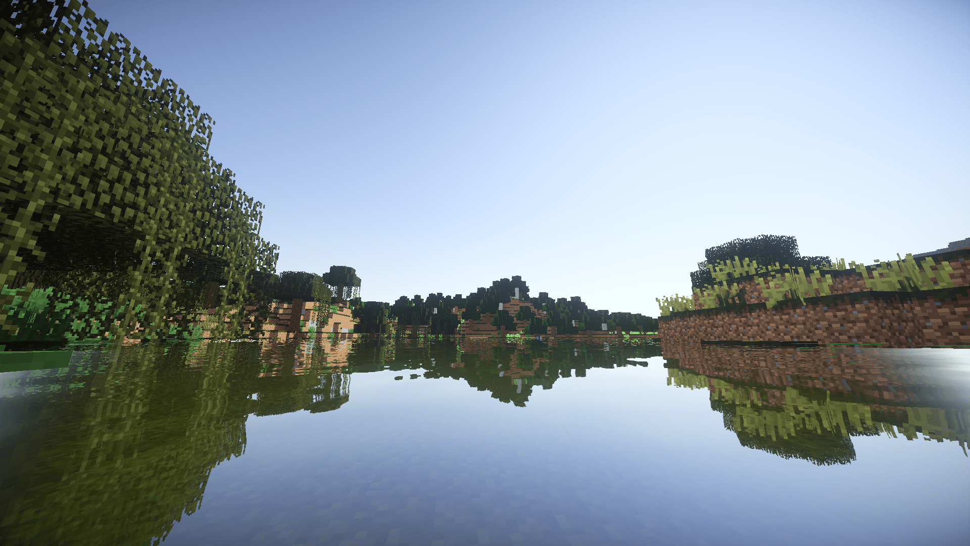 1920x1080 Desktop HD Minecraft Shaders Wallpaper