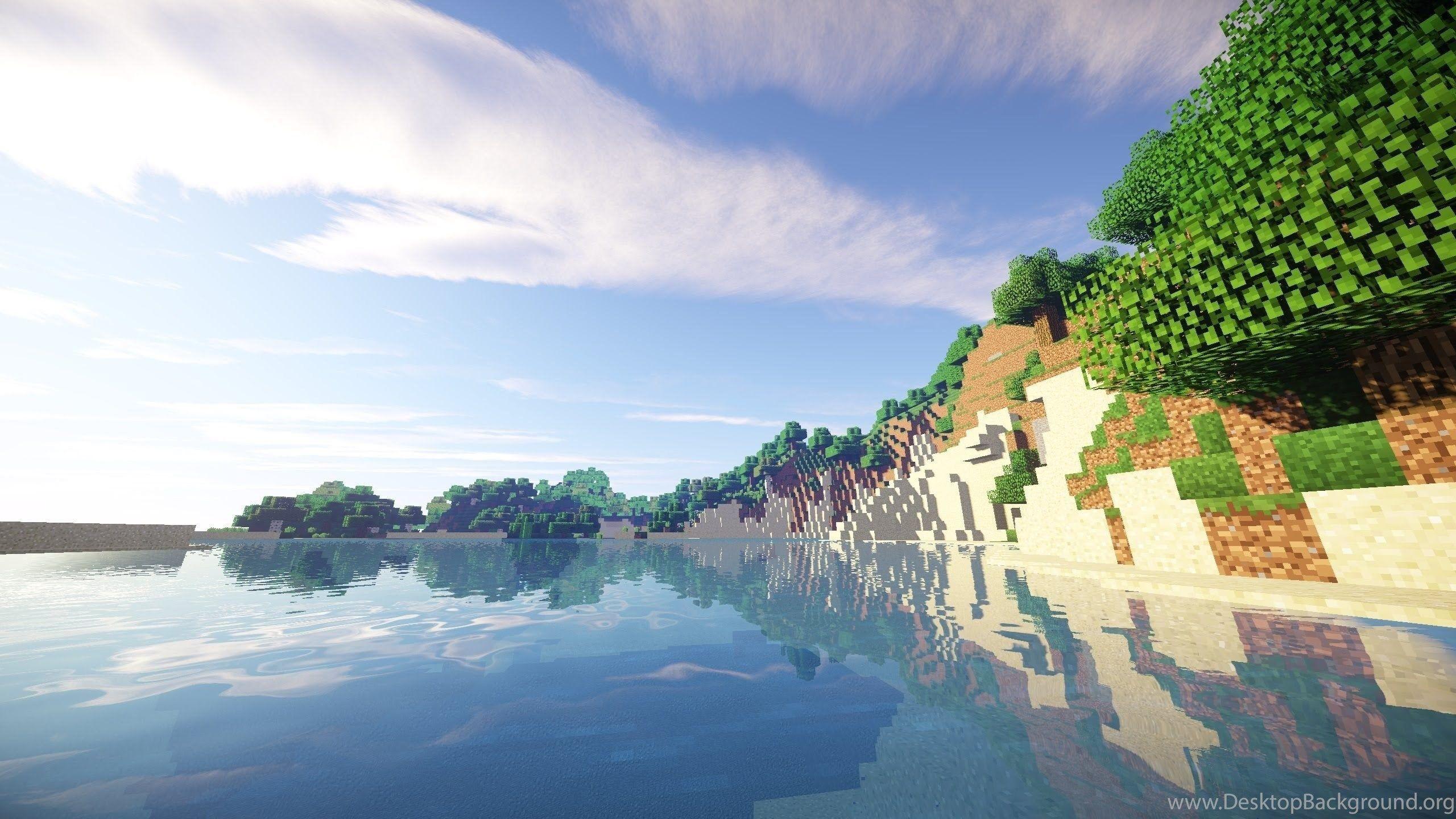 2560x1440 Desktop HD Minecraft Shaders Wallpaper