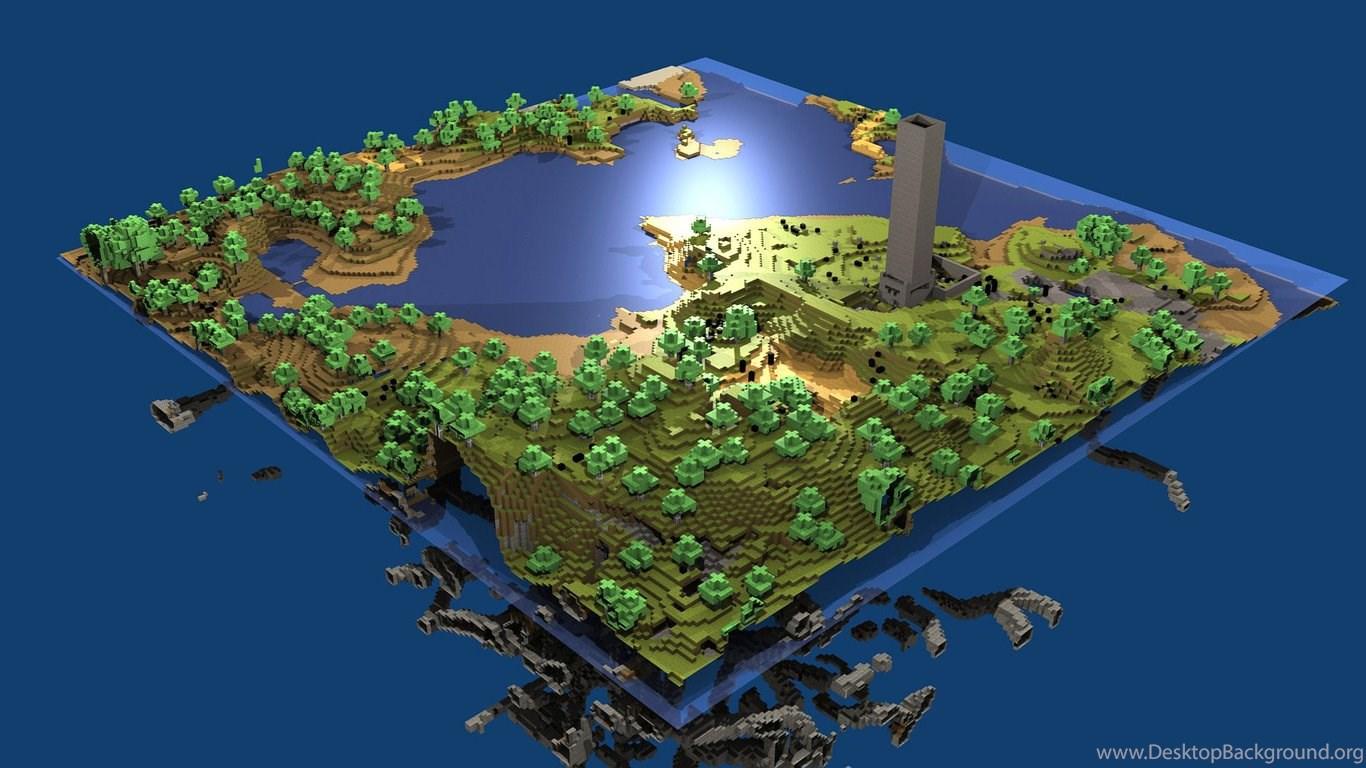 1366x768 Game, 16bit, Minecraft, Pixels, Water, Wallpaper And. Desktop Background