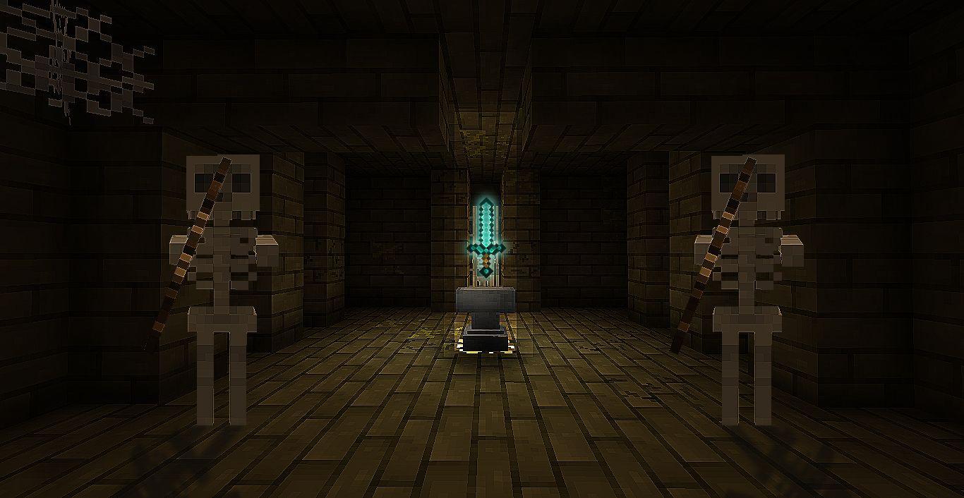 1366x706 Minecraft Dungeons Desktop Wallpaper