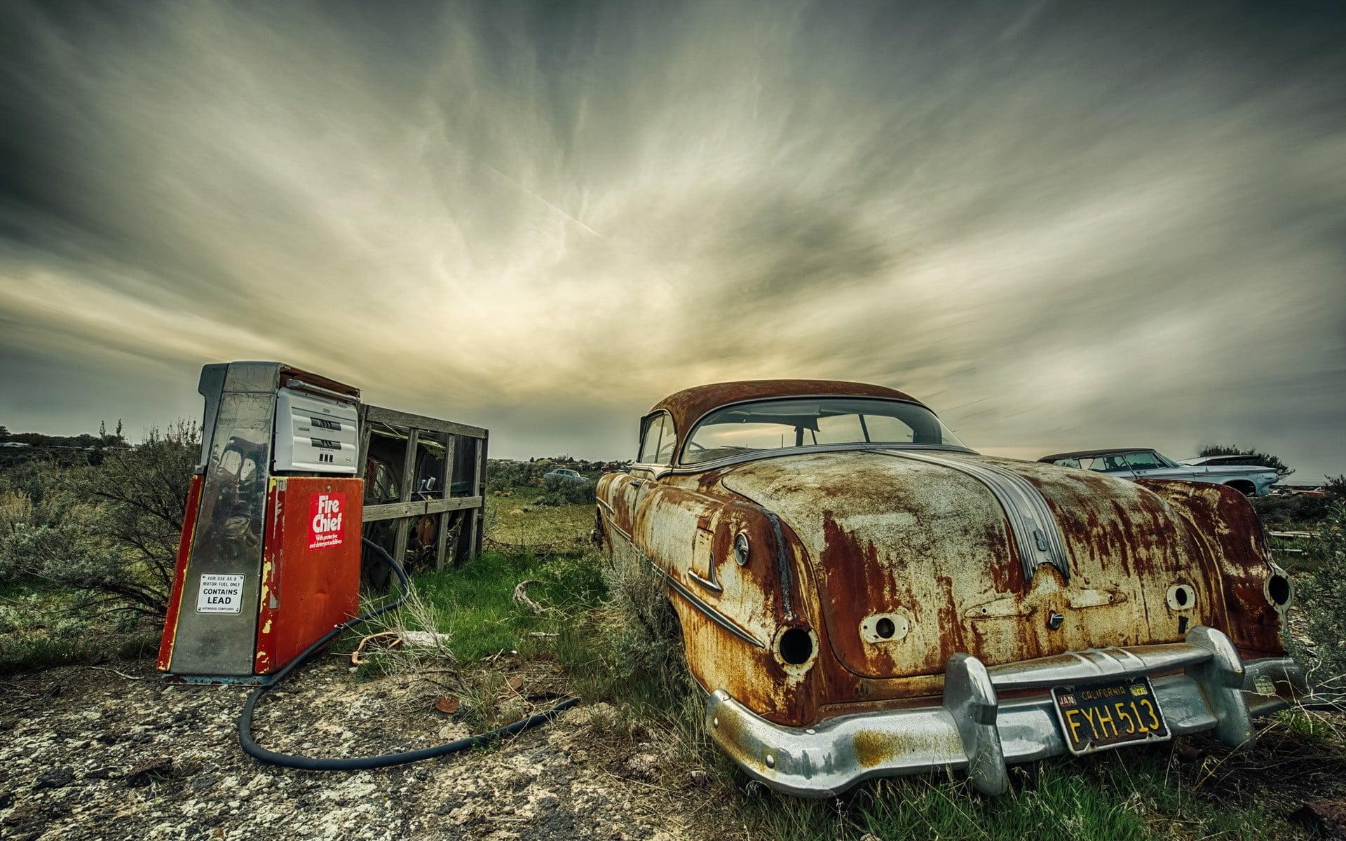 Деревня abandoned cars