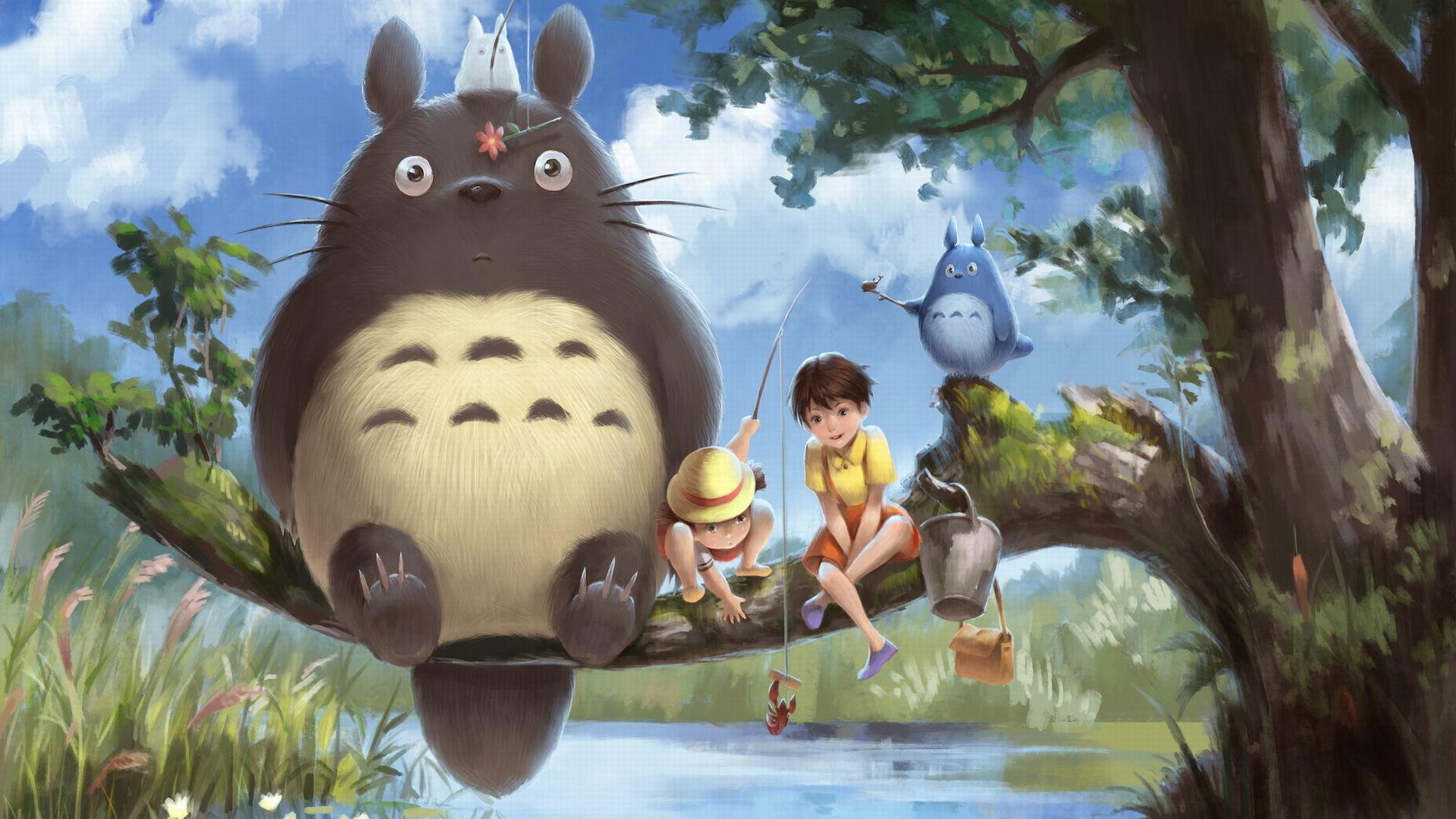 1920x1080 Desktop Wallpaper My Neighbor Totoro, Anime Movie, Party, Fun, Art, HD Image, Picture, Background, Gknfnu