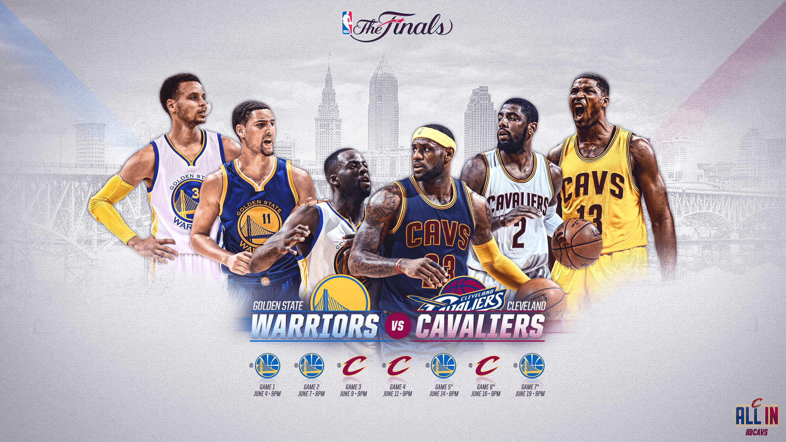 2560x1440 Cleveland Cavaliers Wallpaper HD