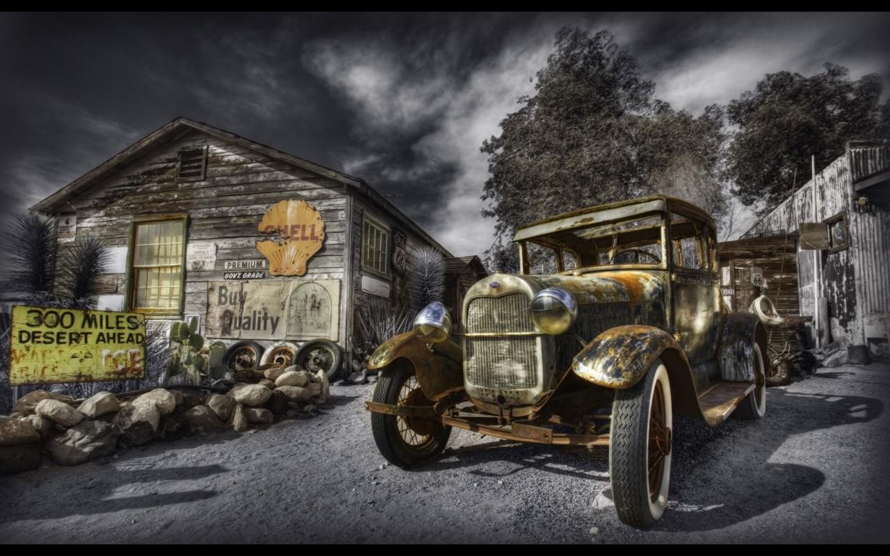 1280x800 Old Car Wallpaper 30