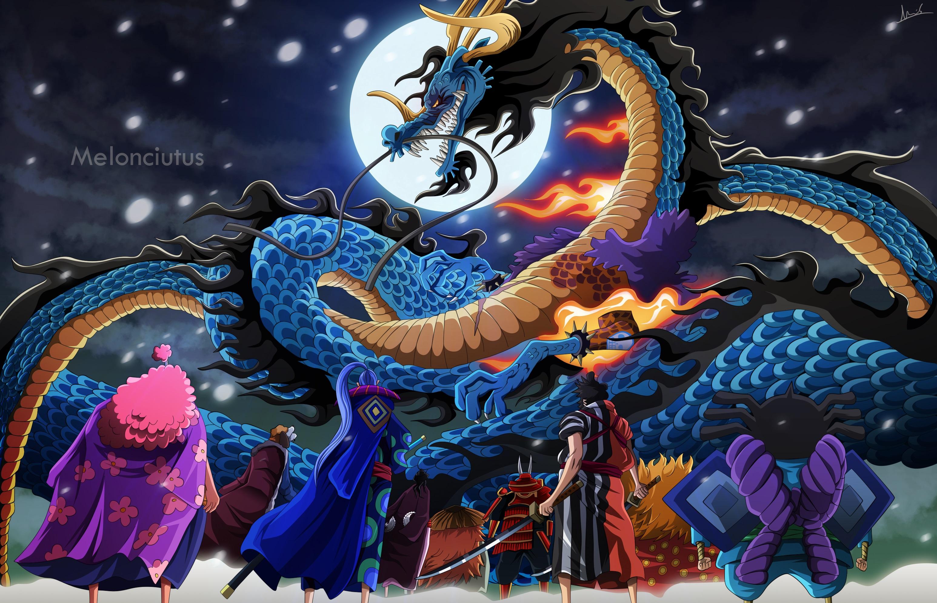 One Piece Kaido Wallpapers Top Free One Piece Kaido Backgrounds Wallpaperaccess