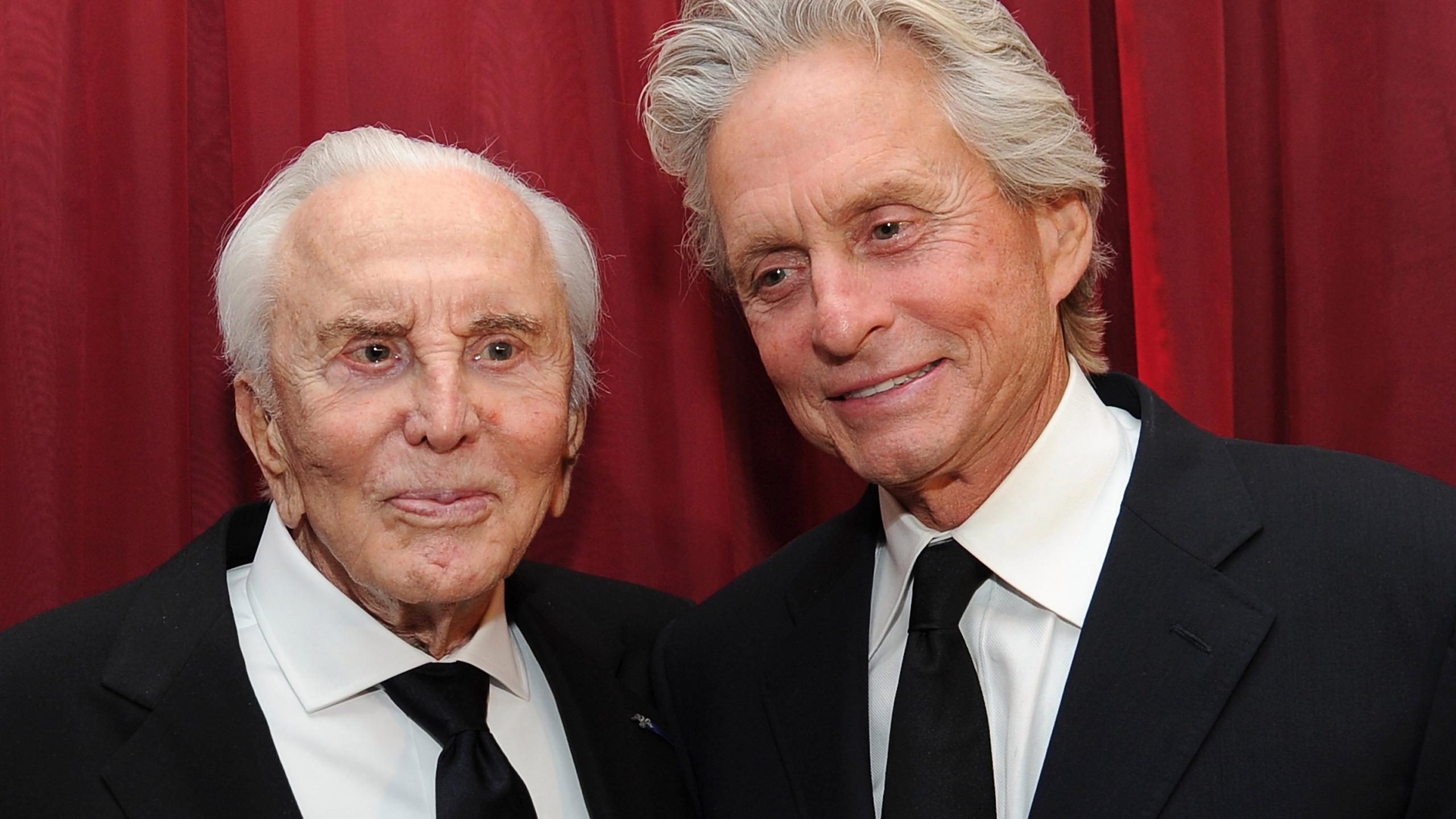 2560x1440 Kirk Douglas' $61M fortune given mostly to charity, none went to son Michael Douglas