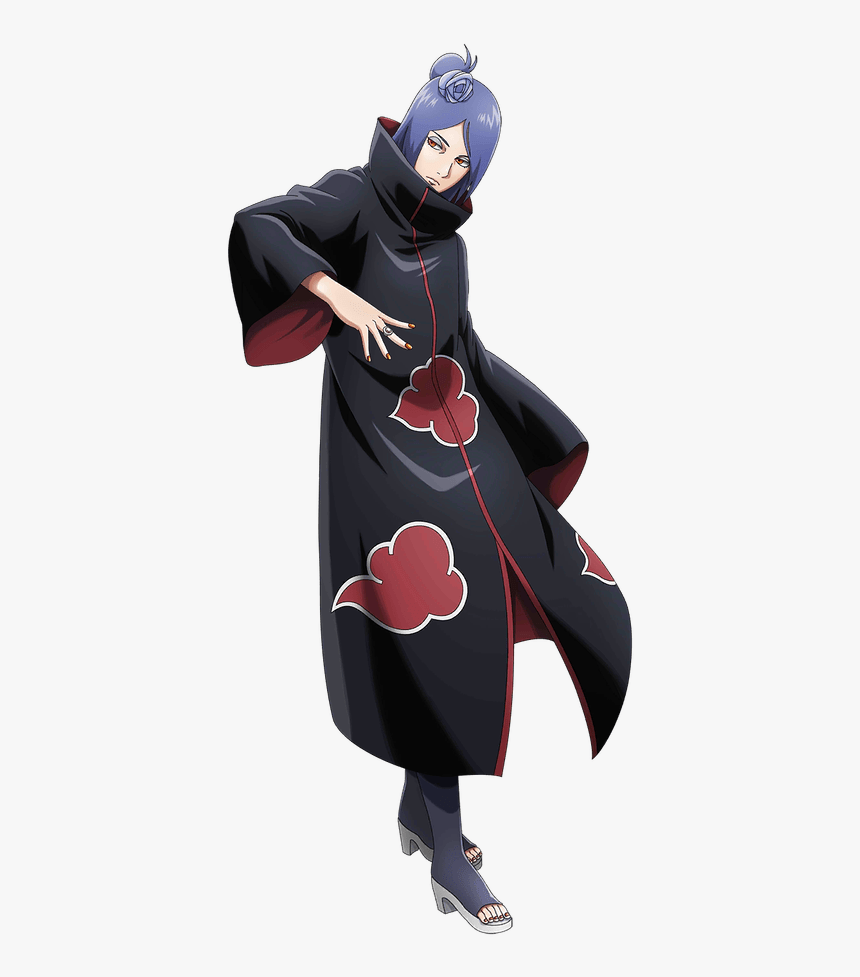860x977 Konan Akatsuki Image Full Body Akatsuki Render, HD Png Download, Transparent Png Image