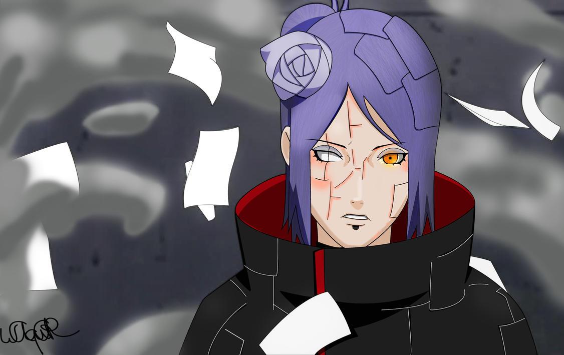 1126x709 Naruto Konan HD Wallpaper