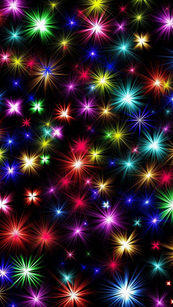 736x1308 Android Wallpaper - #Abstract sparks, colorful, fireworks, shine #android # wallpaper k #hd - Android wallpaper, Rainbow wallpaper, Wallpaper space