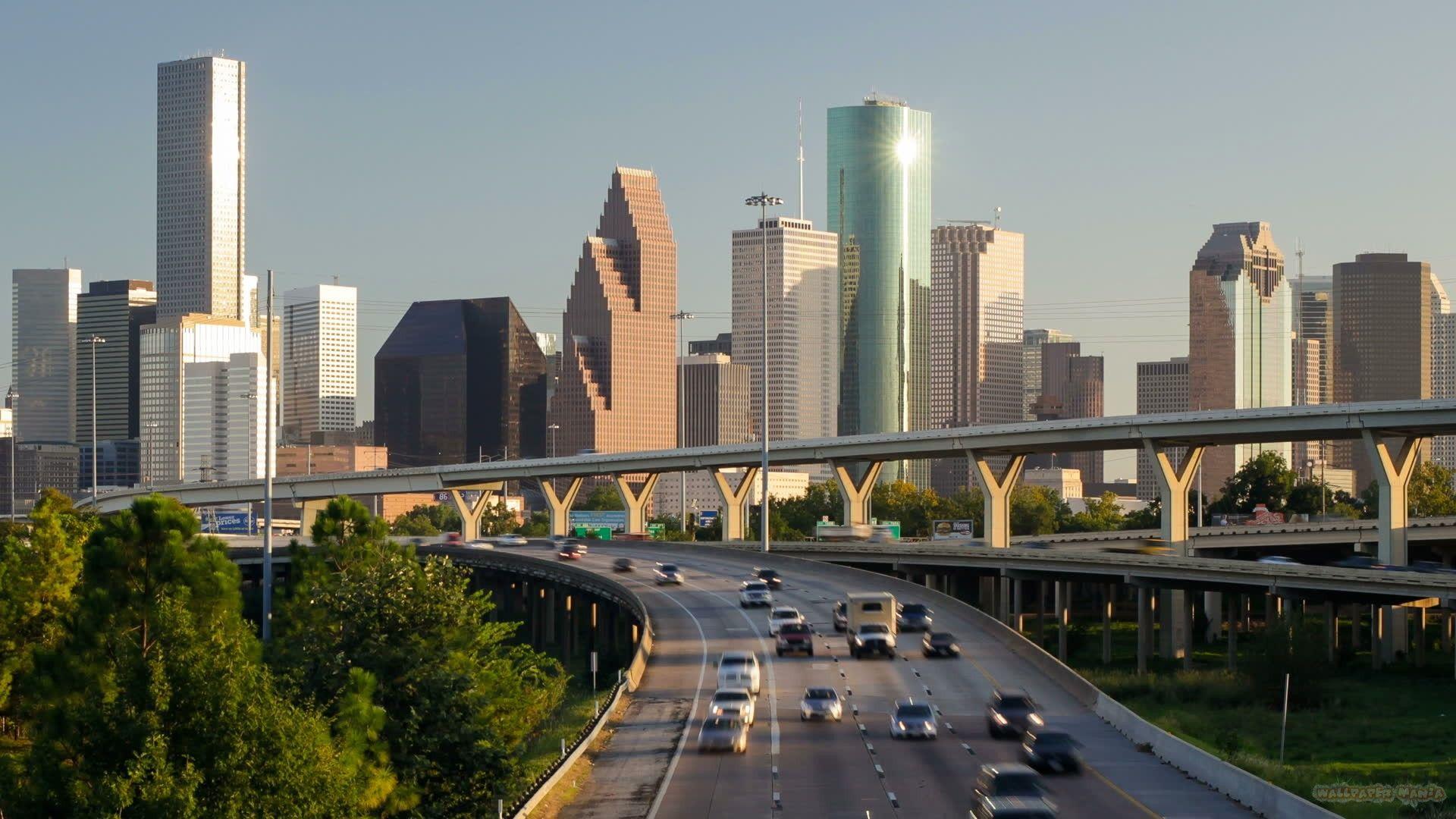 1920x1080 Gorgerous Houston Skyline Wallpaper 1920×1080 for 4k. Wallpaper