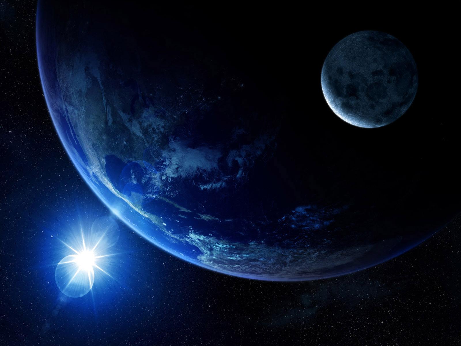 1600x1200 Shine to Earth Wallpaper