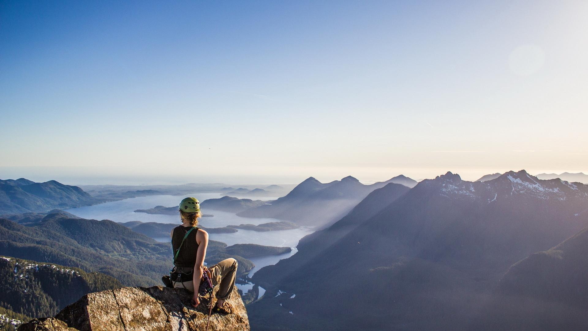 1920x1080 mountain climbing HD wallpaper, background