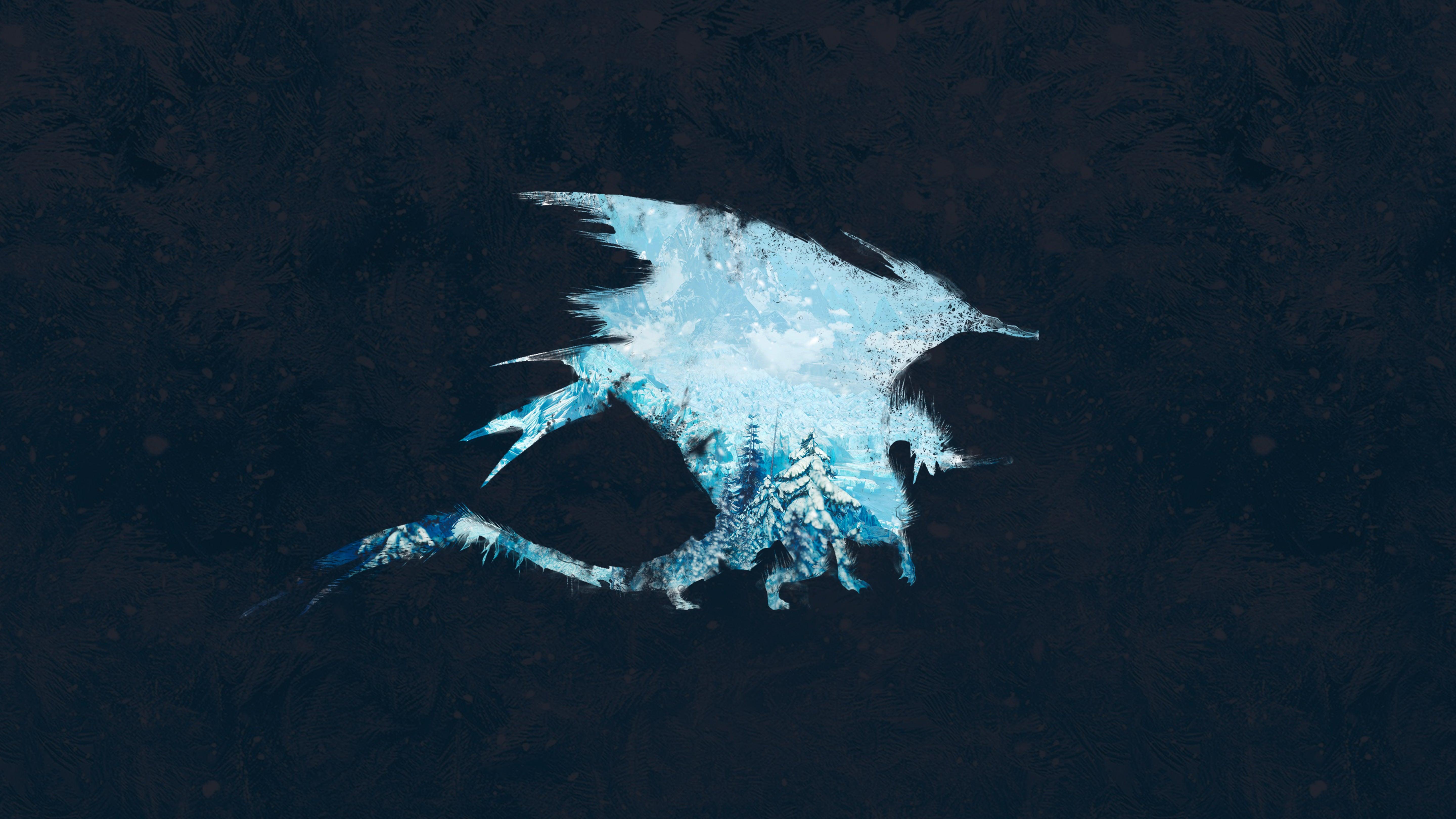 5760x3240 I'm happy to share this wallpaper of the magestic Velkhana: MonsterHunter