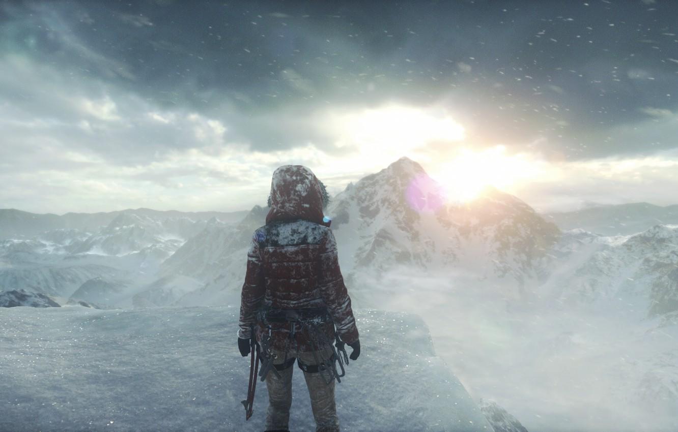 1332x850 Wallpaper Square Enix, Lara Croft, Siberia, Rise of the Tomb Raider, 21: UltraWide image for desktop, section игры
