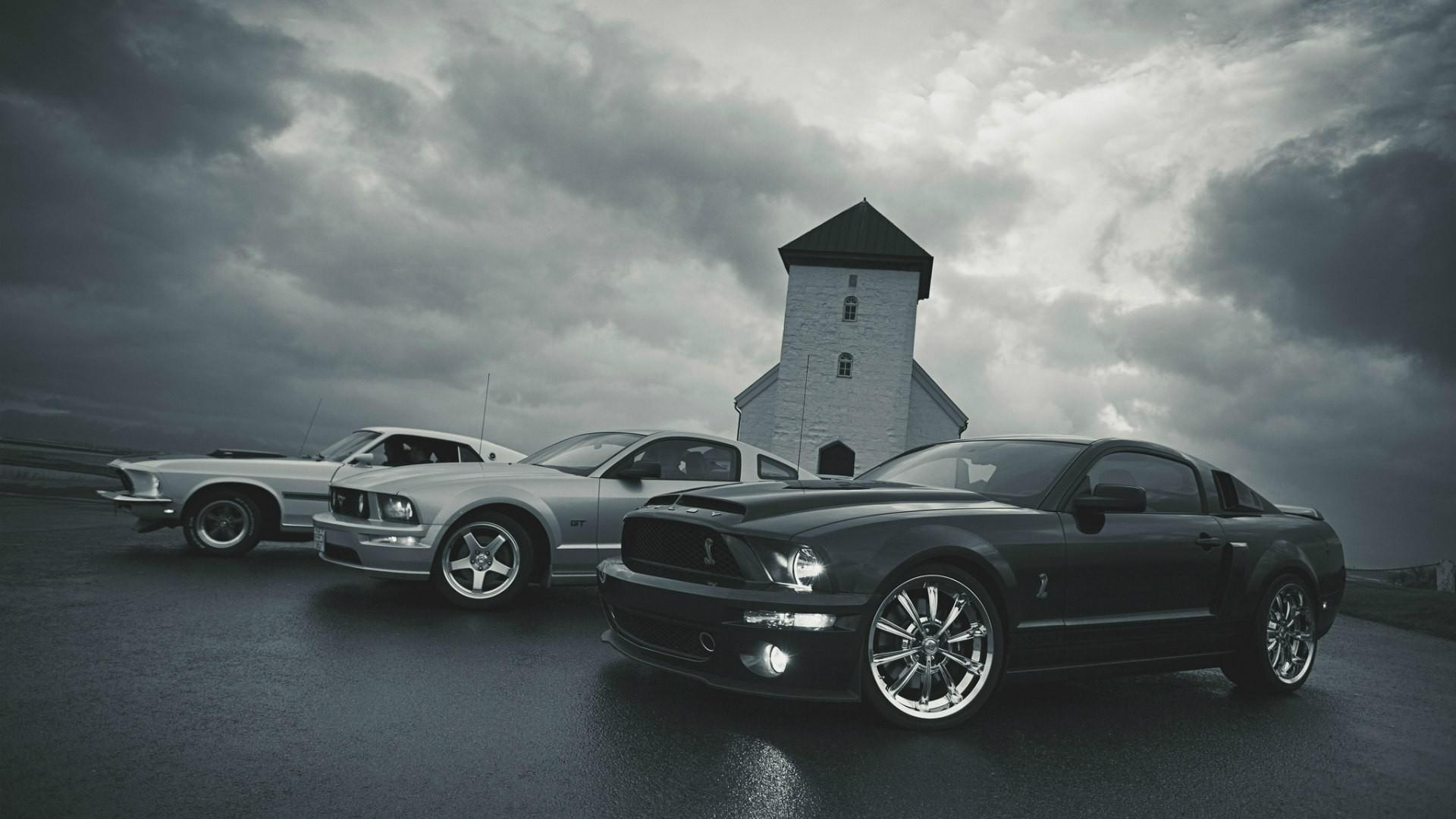 1920x1080 ford, Mustang, Ford, Gt Black, Ford, Mustang, Blanco Wallpaper HD / Desktop and Mobile Background