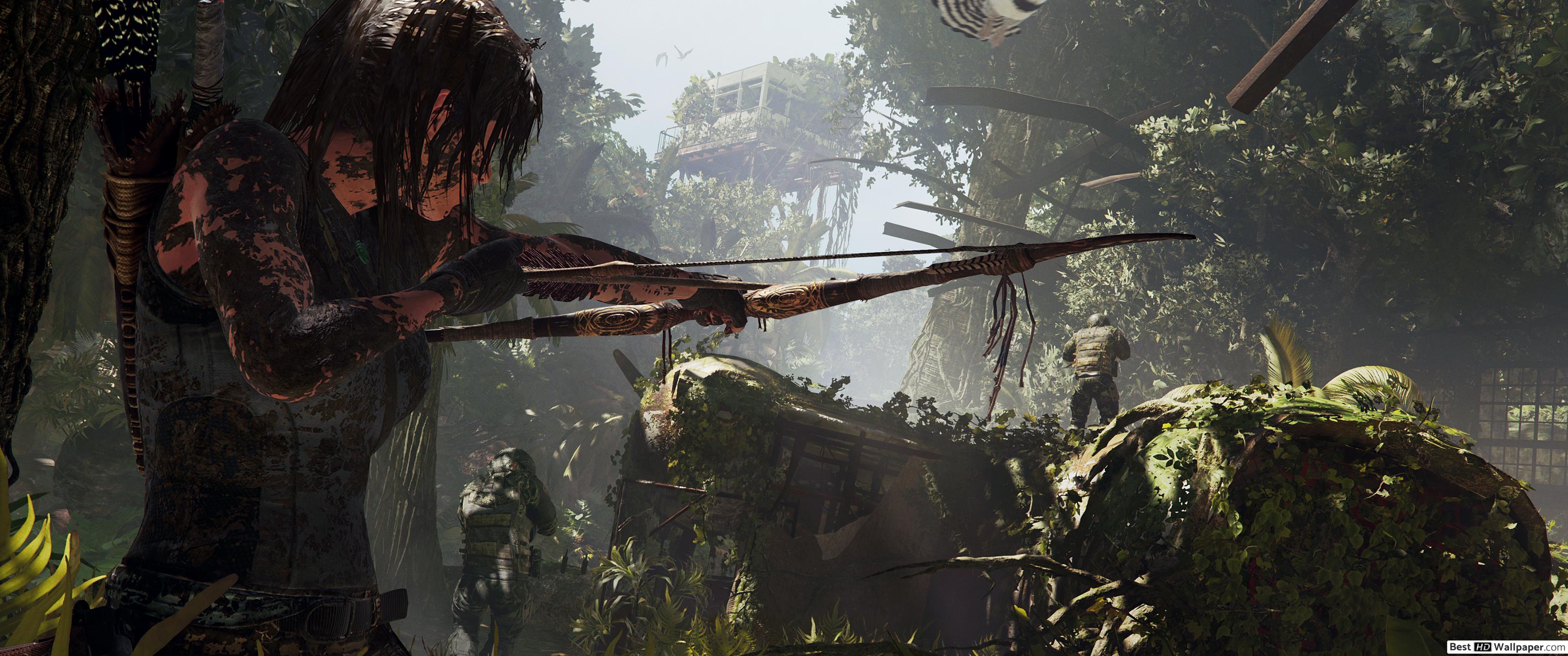 3440x1440 Lara Croft, Shadow of the Tomb Raider HD wallpaper download