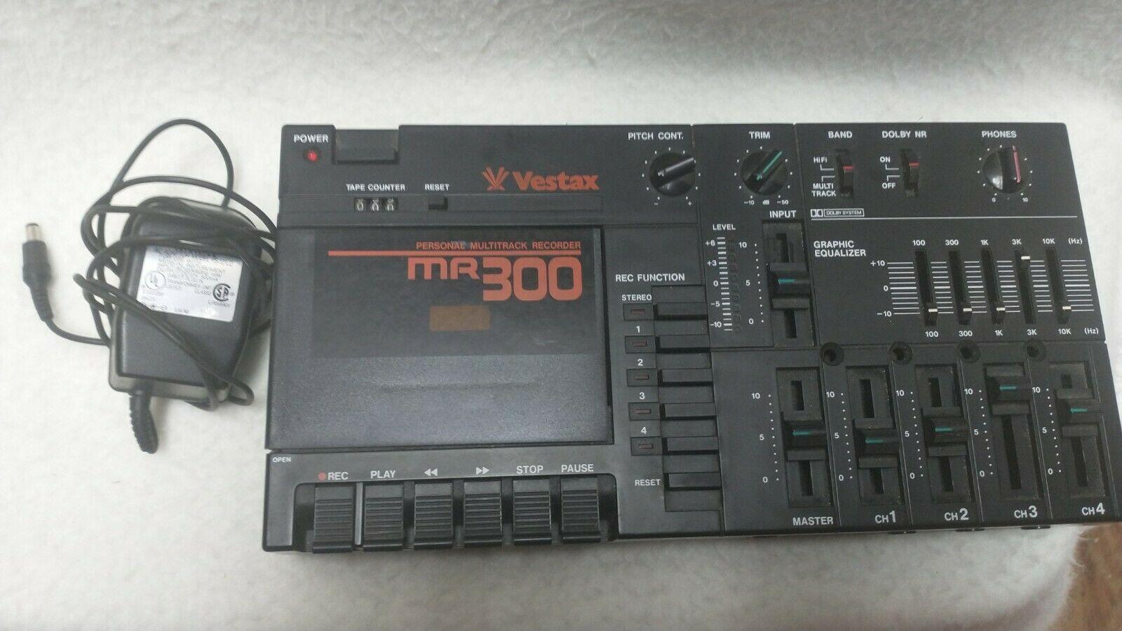 1600x900 Vestax MR300 Multitrack Cassette Recorder 4track Power Supply Powers on Untested online