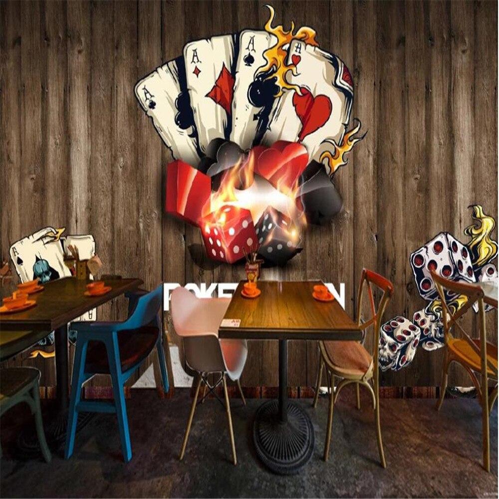 1000x1000 Custom large 3D wallpaper mural retro nostalgic casino bar background wall decoration painting wallpaper mural. Wallpaper