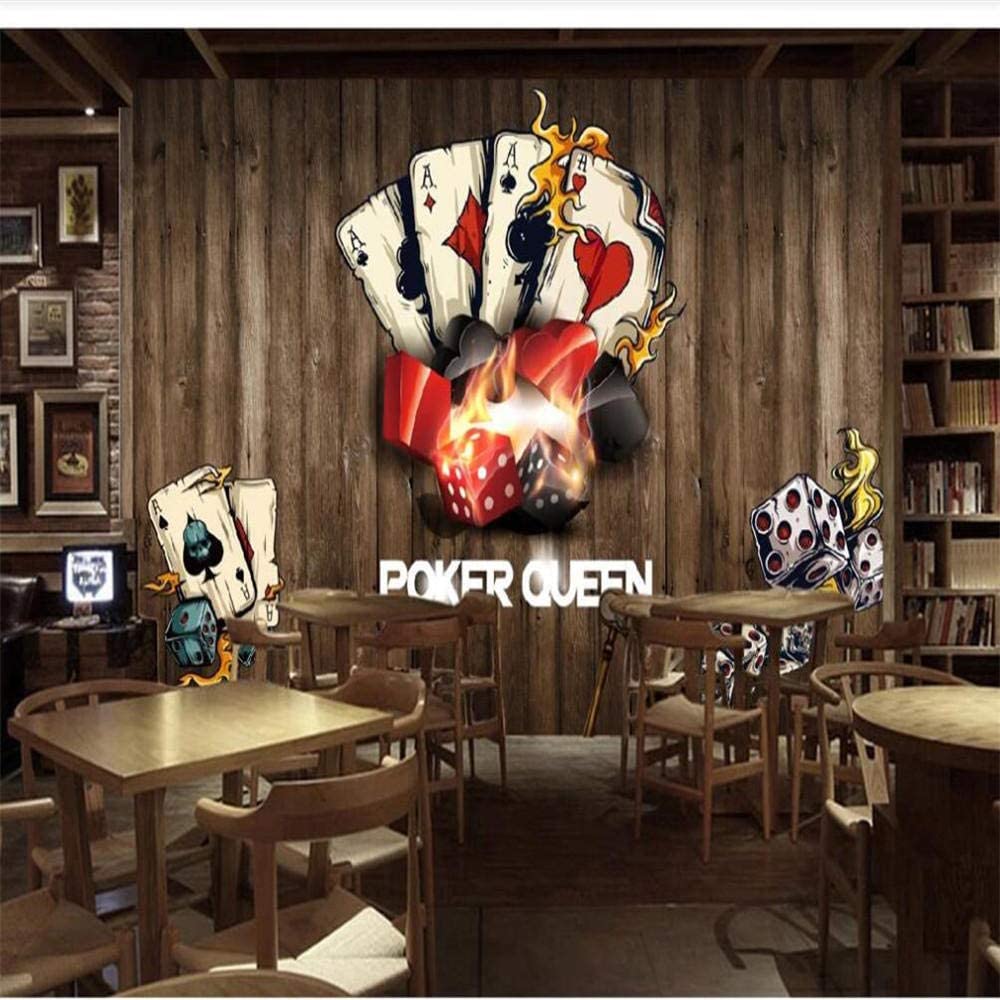 1000x1000 Milf Custom 3D Wallpaper Mural Retro Retro Casino Bar Background Wall Decoration Mural Wallpaper 300Cmx210Cm: Kitchen & Dining