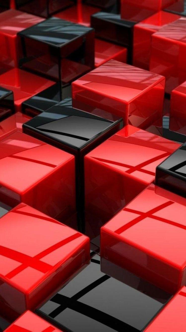 750x1334 Red iPhone Wallpaper 12. iPhone wallpaper, 3D wallpaper iphone, iPad wallpaper
