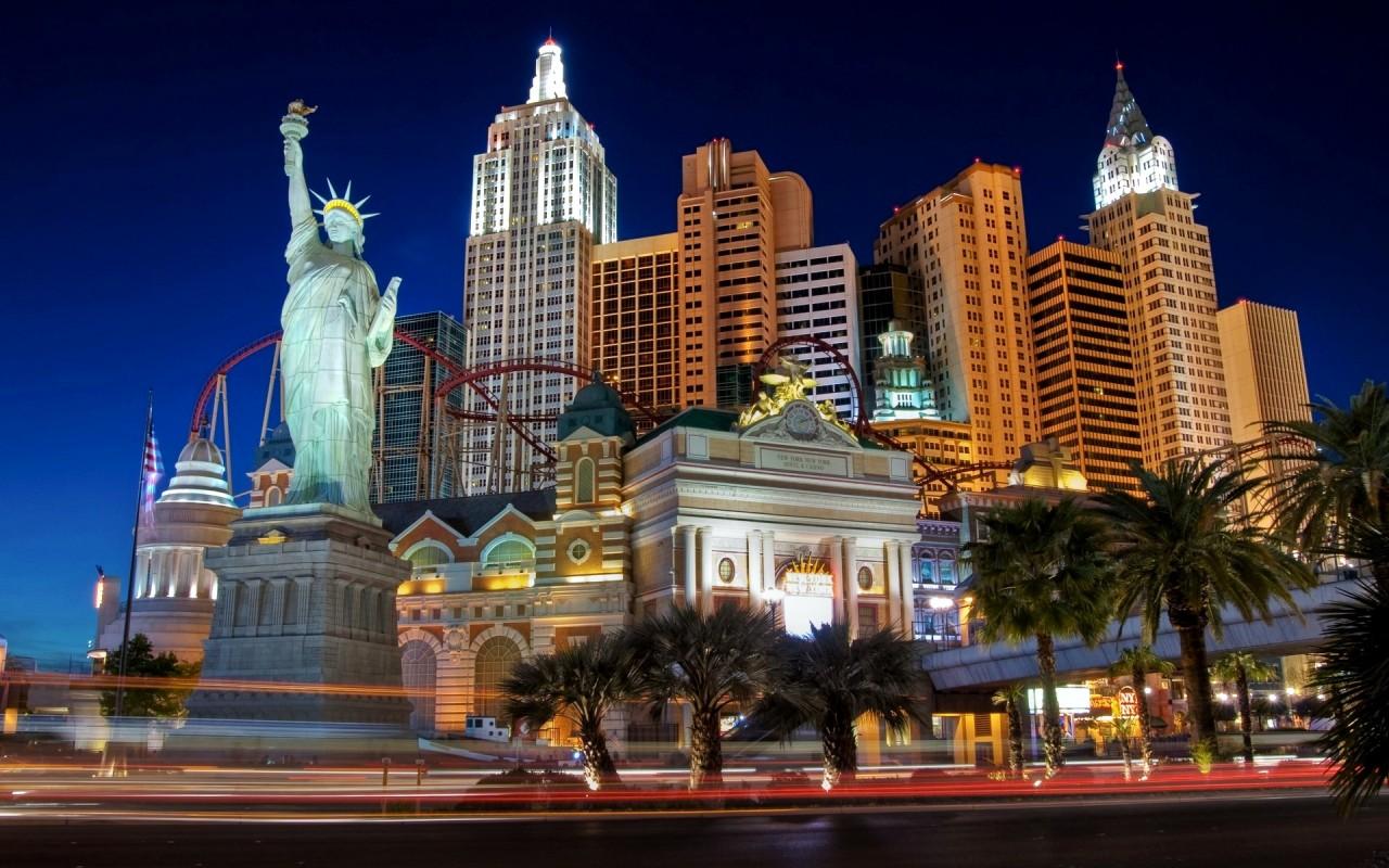 1280x800 New York New York Hotel Casino Wallpaper 3D Models. Free