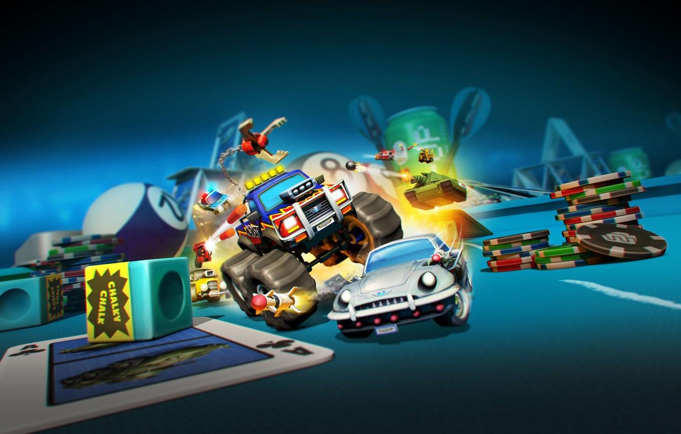 1332x850 Photo Wallpaper Car, Game, Tank, Casino, Micro Machines Switch Micro Machines