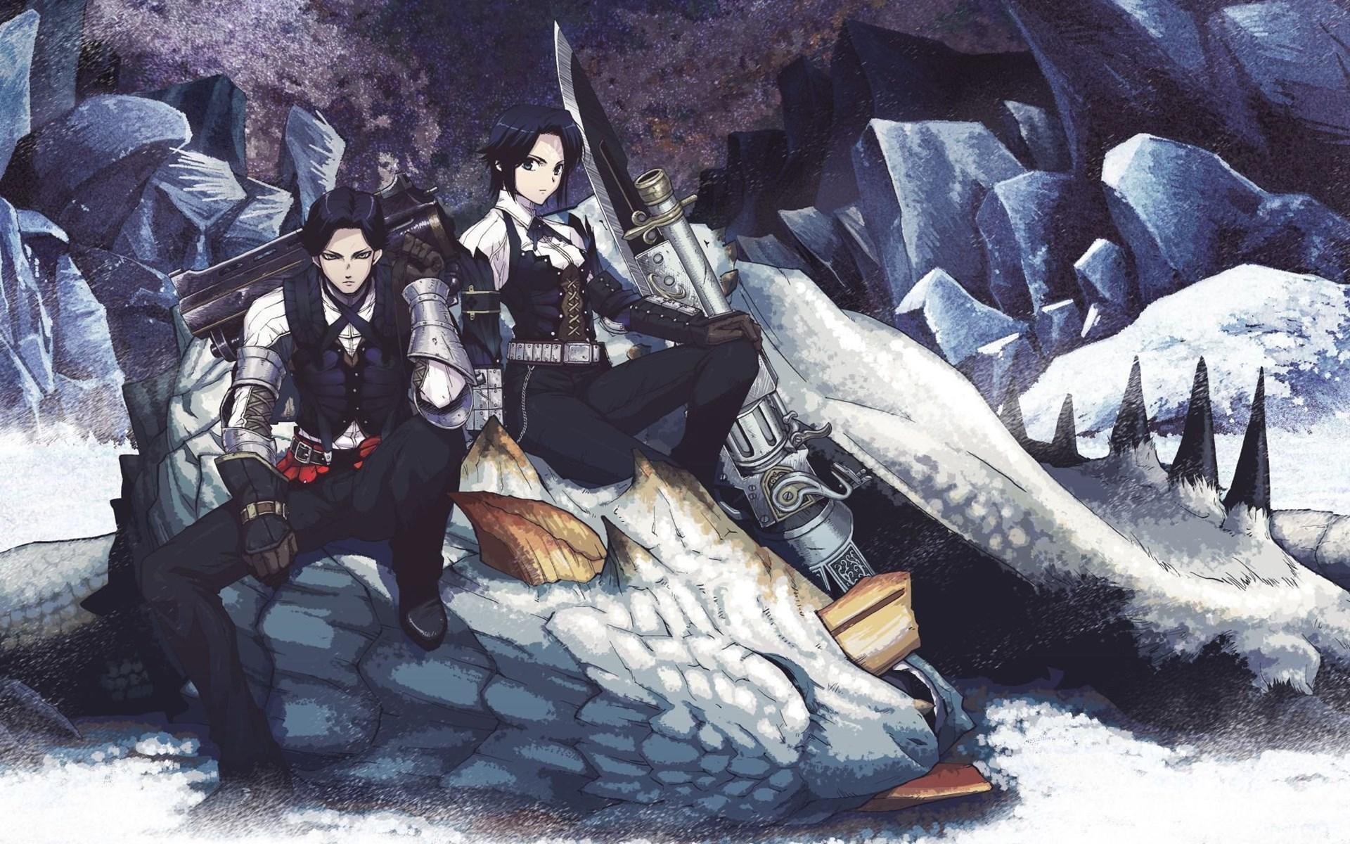 1920x1200 Monster Hunter Anime Wallpaper Desktop Background